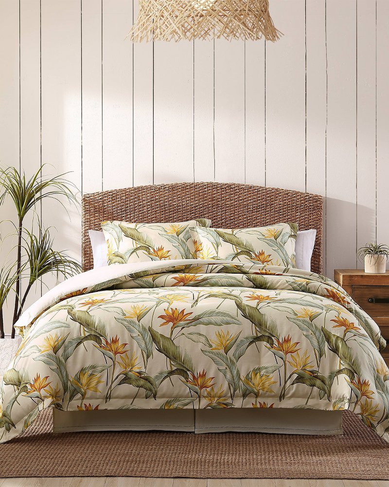 Birds of Paradise 4Piece Queen Comforter Set