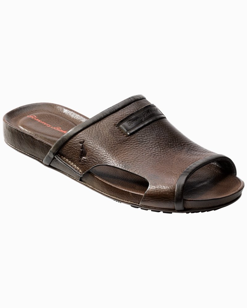 Tommy Bahama - Myer Leather Slide Sandals customer reviews - product ...