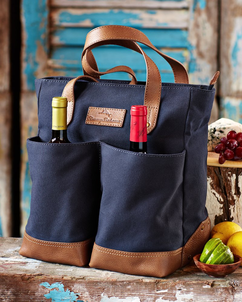 Canvas & Leather Wine Carrier